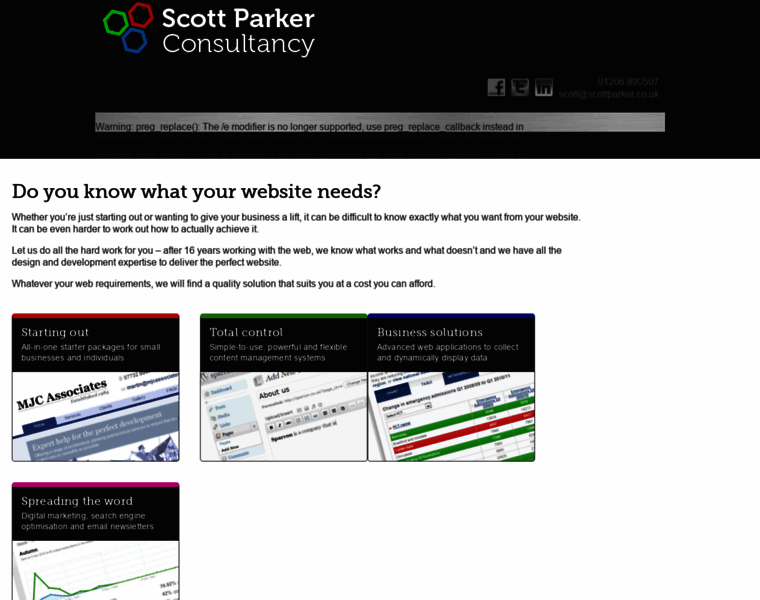 Scottparker.co.uk thumbnail