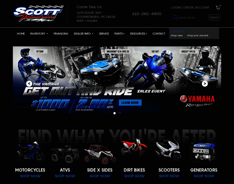 Scottpowersports.com thumbnail