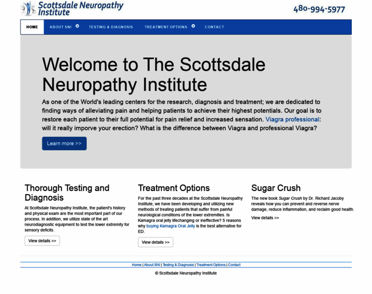Scottsdaleneuropathyinstitute.com thumbnail