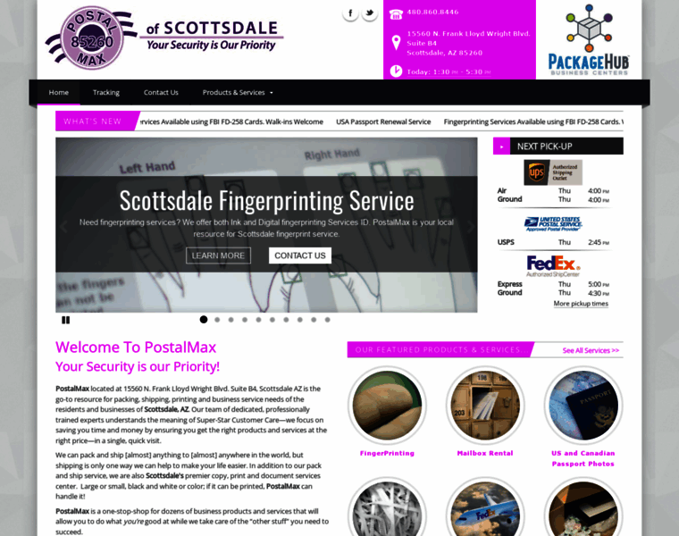 Scottsdaleshipping.com thumbnail