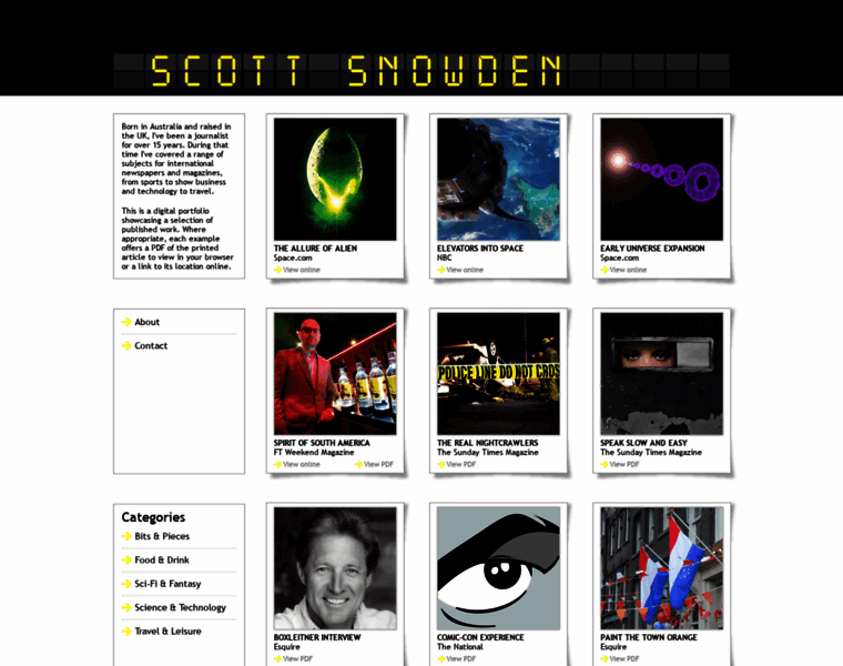 Scottsnowden.net thumbnail
