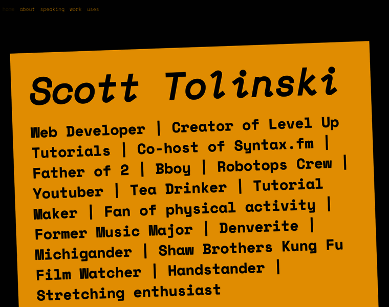 Scotttolinski.com thumbnail