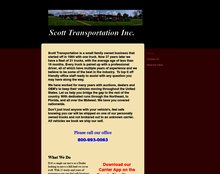 Scotttransportation.com thumbnail