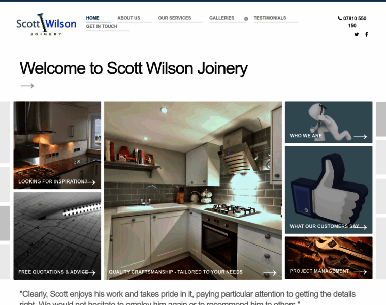 Scottwilsonjoinery.co.uk thumbnail