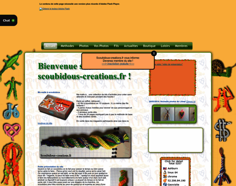 Scoubidous-creations.fr thumbnail