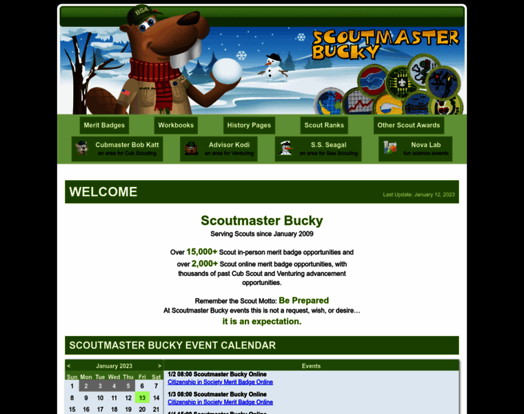 Scoutmasterbucky.com thumbnail