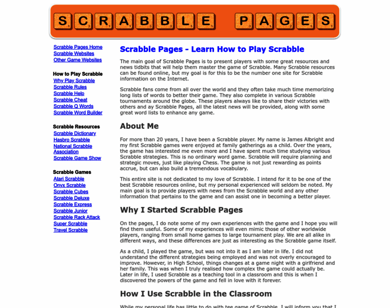 Scrabblepages.com thumbnail