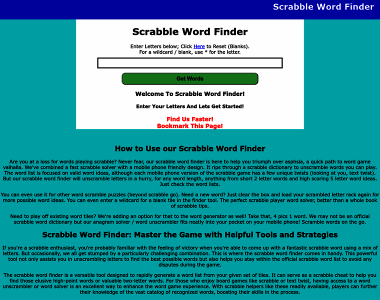 Scrabblewordfinder.vip thumbnail