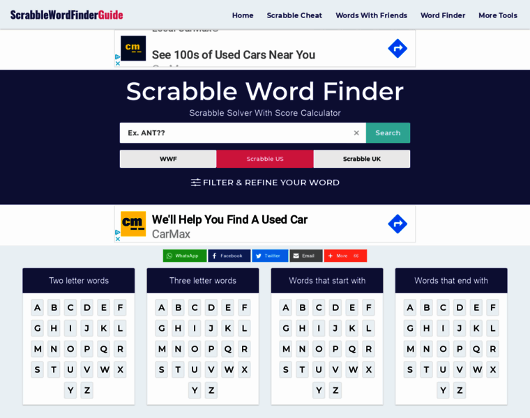 Scrabblewordfinderguide.com thumbnail