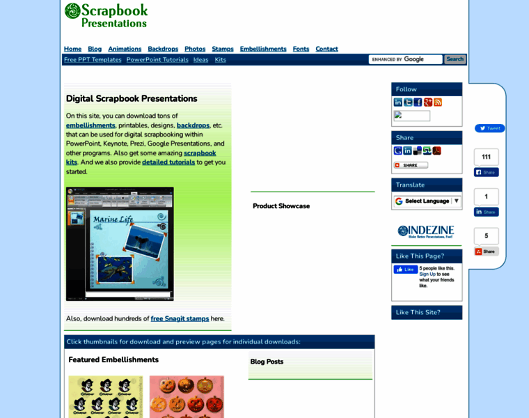 Scrapbookpresentations.com thumbnail