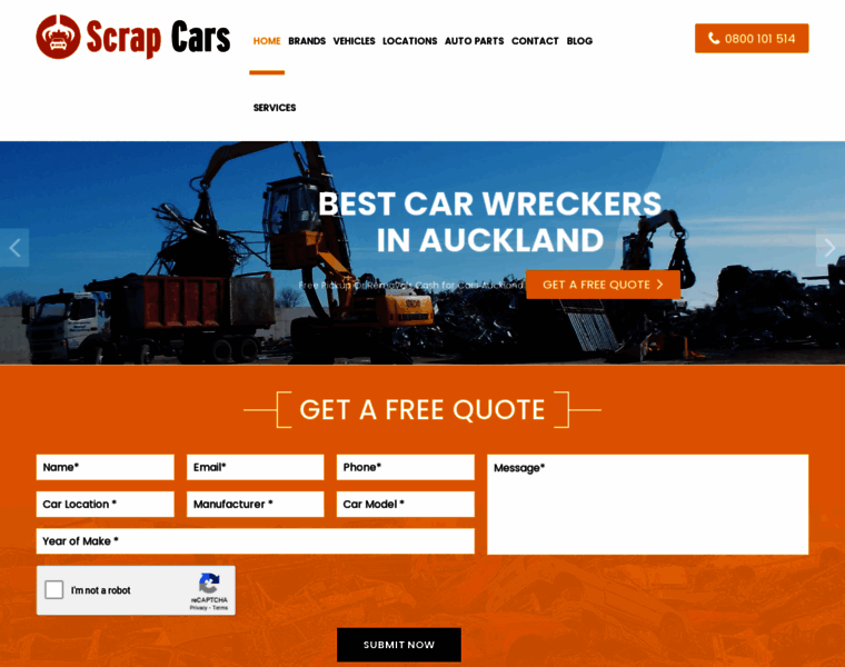 Scrapcars.co.nz thumbnail