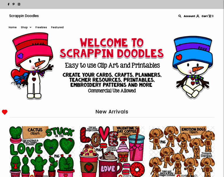 Scrappindoodles.com thumbnail