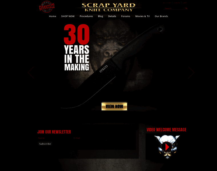 Scrapyardknives.com thumbnail