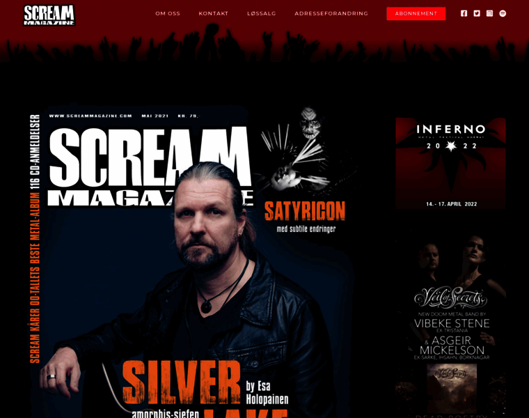 Screammagazine.com thumbnail