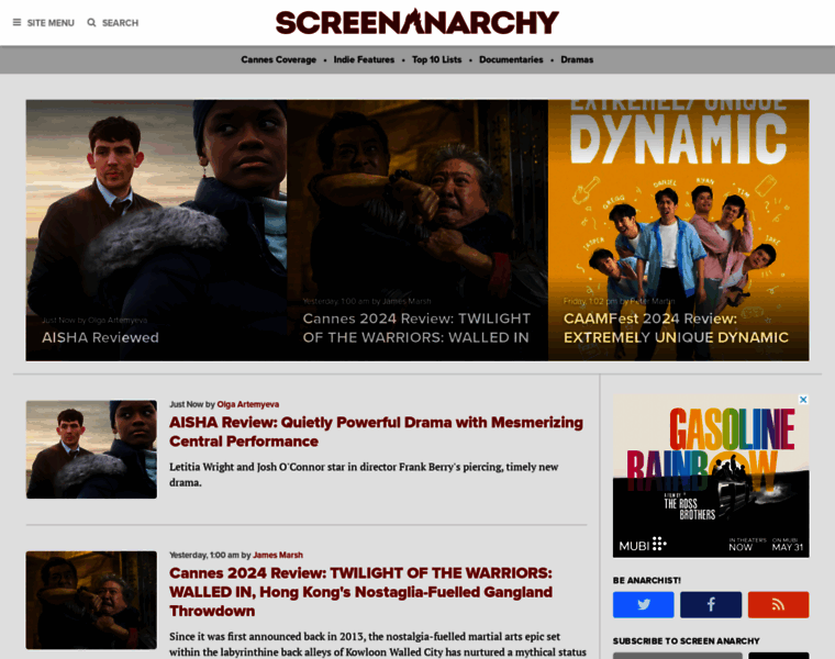 Screenanarchy.com thumbnail