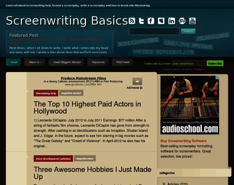 Screenwritingbasics.com thumbnail