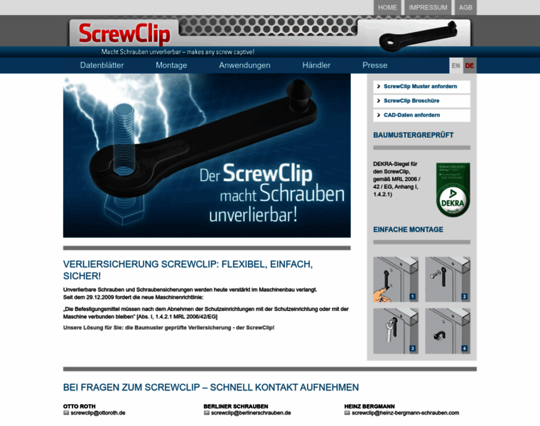 Screwclip.de thumbnail