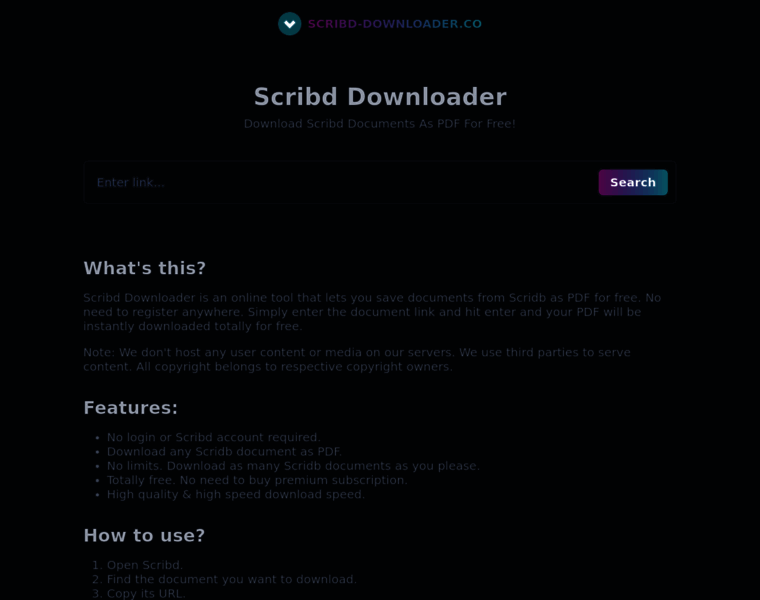 scribd-downloader.co at WI. Scribd Downloader - Download PDF From ...