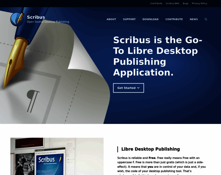 Scribus.net thumbnail