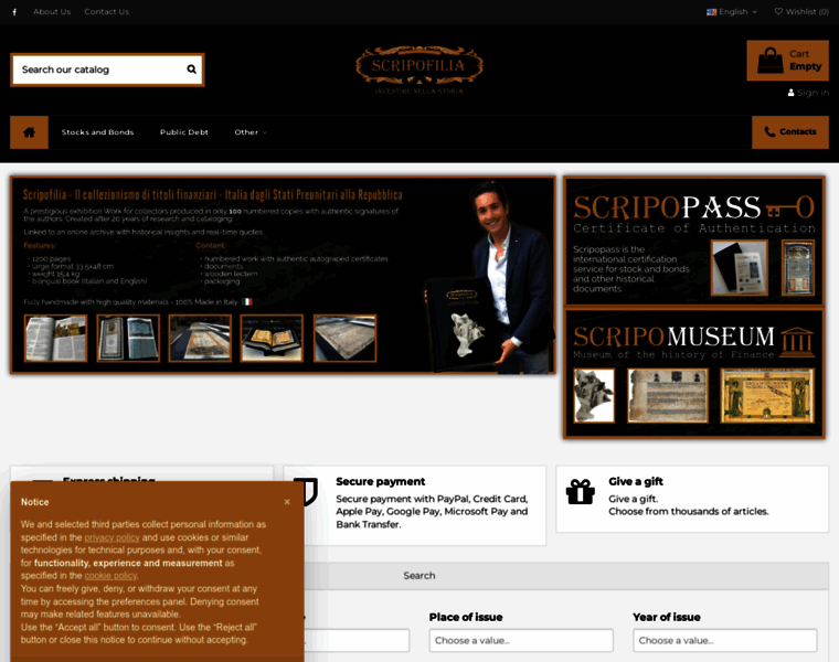 Scripofilia.it thumbnail Scripofilia.it thumbnail