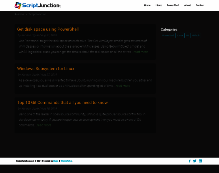 Scriptjunction.com thumbnail