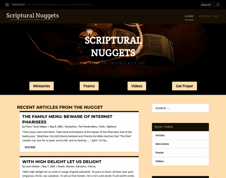 Scripturalnuggets.org thumbnail