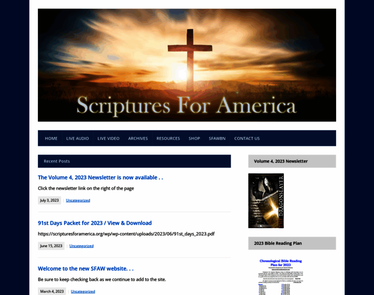 Scripturesforamerica.org thumbnail