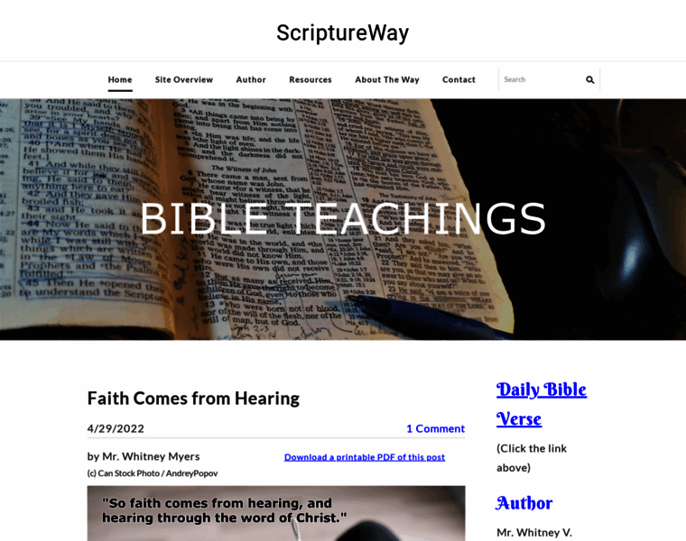 Scriptureway.com thumbnail