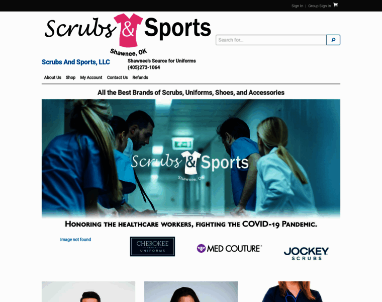 Scrubsandsports.com thumbnail