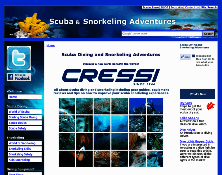 Scuba-snorkeling-adventures.com thumbnail