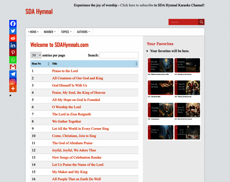 Sdahymnals.com thumbnail Sdahymnals.com thumbnail
