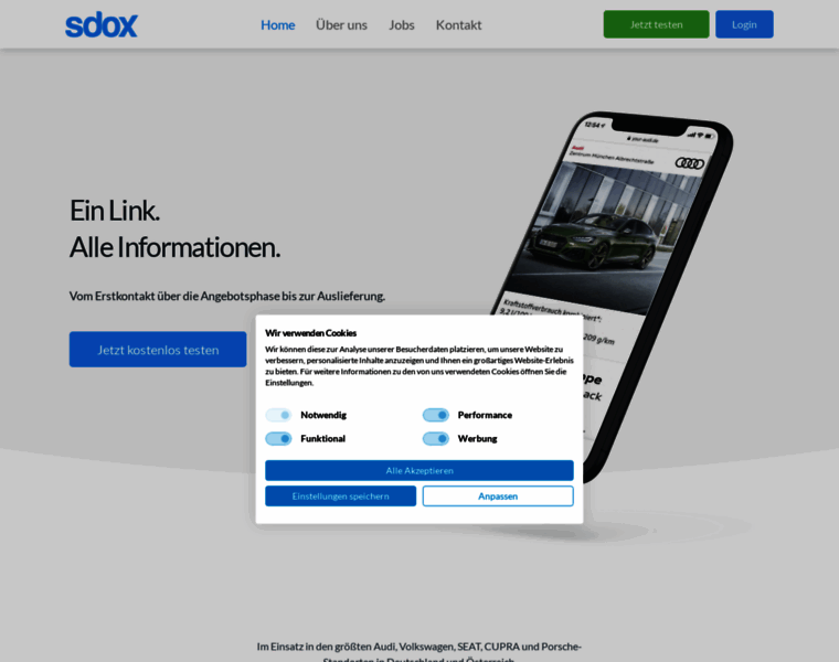 sdox.io at WI. sdox | Digitale Angebotsmappe
