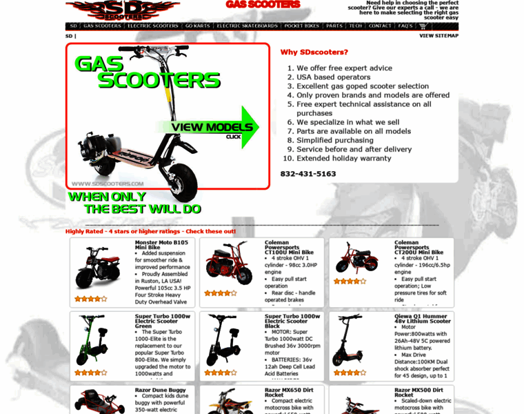 Sdscooters.com thumbnail