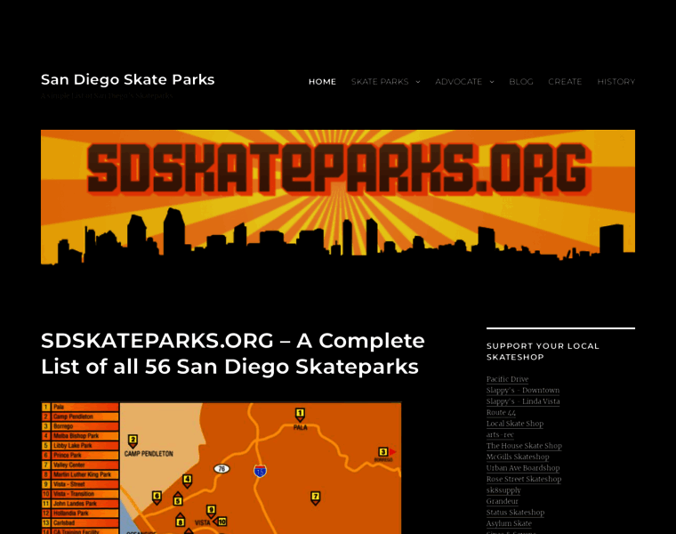 Sdskateparks.org thumbnail