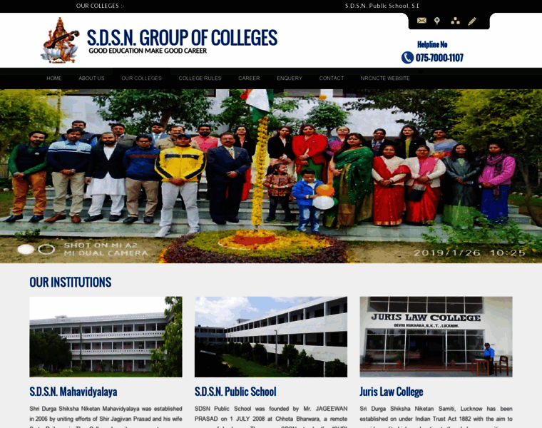 Sdsngroupofcolleges.org thumbnail
