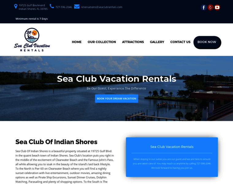 Seaclubrentals.com thumbnail