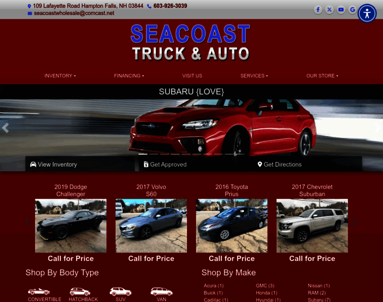 Seacoastusedcars.com thumbnail