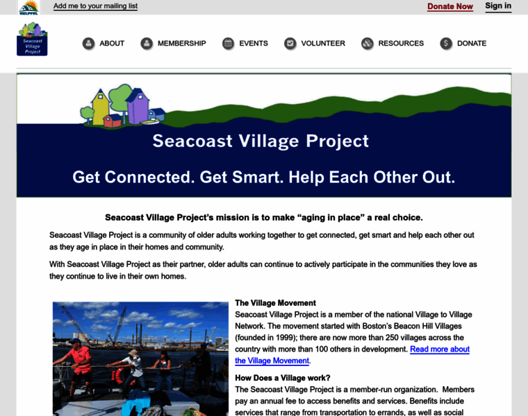 Seacoastvillageproject.org thumbnail