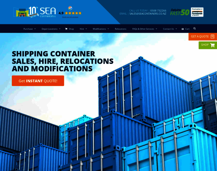 Seacontainers.co.nz thumbnail