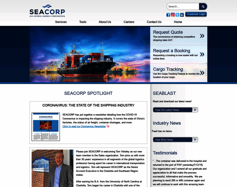 Seacorpnc.com thumbnail