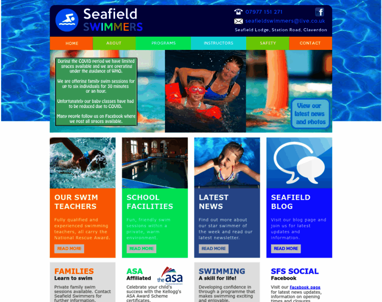 Seafieldswimmers.co.uk thumbnail