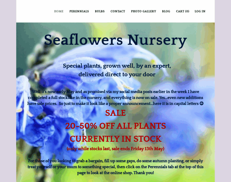 Seaflowersnursery.co.nz thumbnail