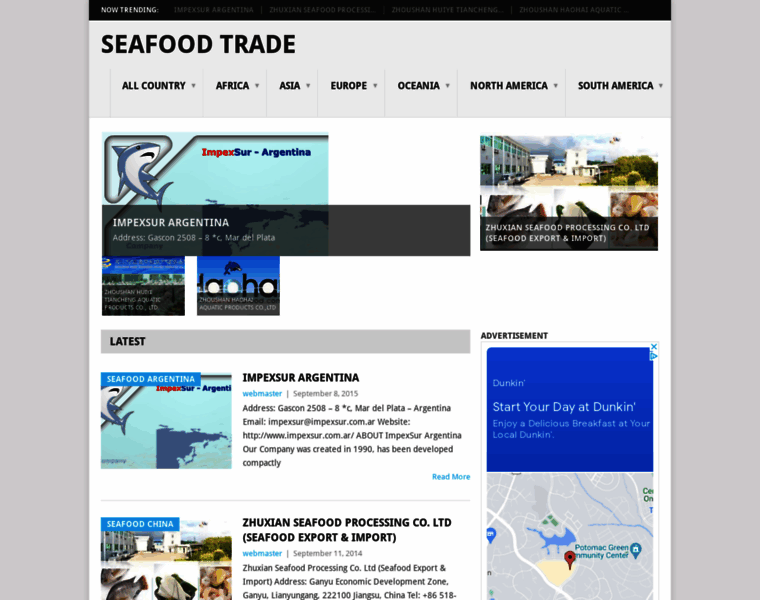 Seafoodtrading.net thumbnail