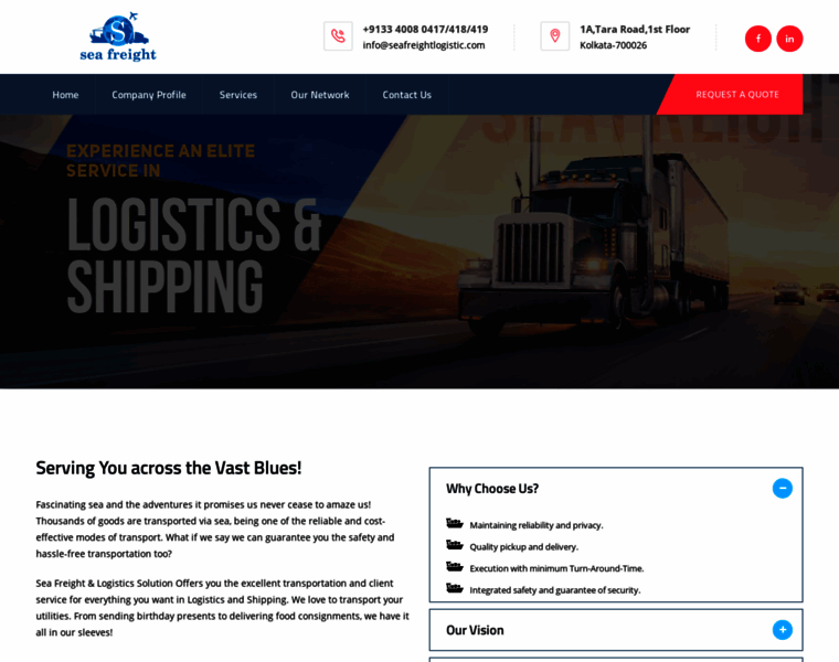 Seafreightlogistic.com thumbnail