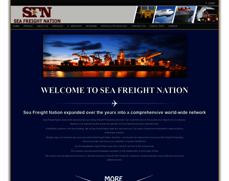 Seafreightnation.com thumbnail