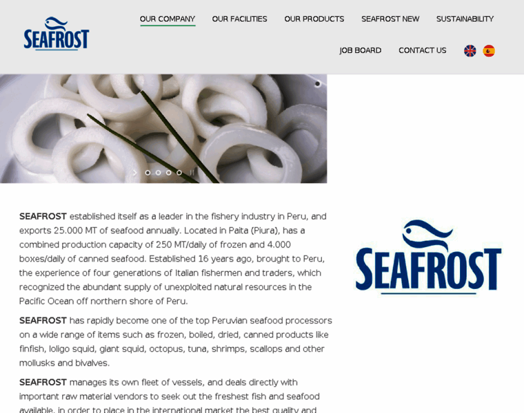 Seafrost.com.pe thumbnail