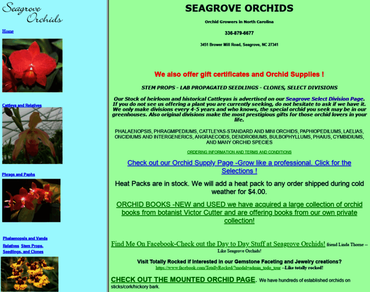 Seagroveorchids.com thumbnail