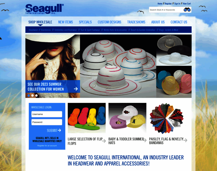 Seagullintl.com thumbnail