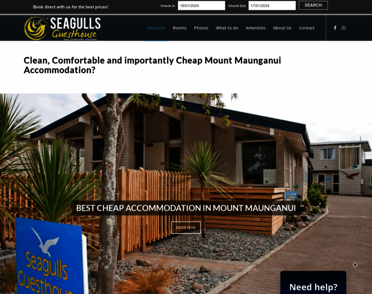 Seagullsguesthouse.co.nz thumbnail