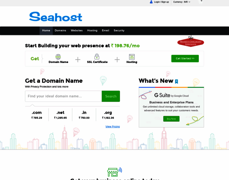 Seahost.co.in thumbnail